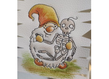 Stickdatei - Halloween Gnome 9 Skelett